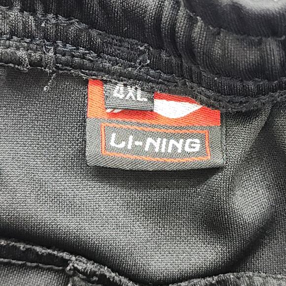 LI-Ning Shorts Mens China 4XL US XL Black Blue Badminton Sports Athletic Pockets - Picture 8 of 10
